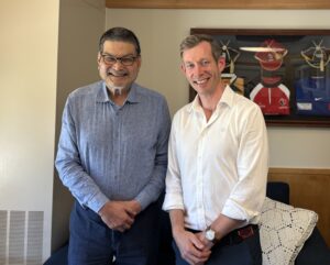 Toki Otani & Mr.Ander Monro at QMS